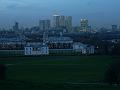 View from Observatory Hill, evening, Greenwich Park DSCN0919